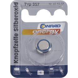 Conrad Energy gombíkové batérie z oxidu strieborného 357