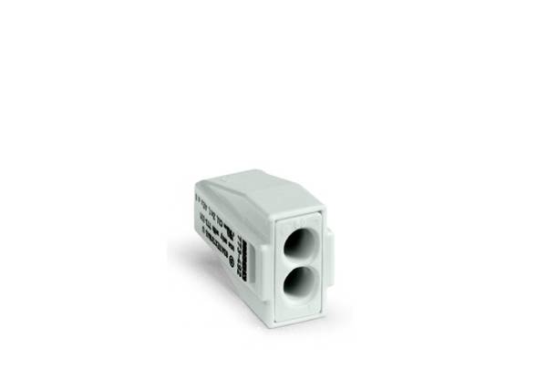krabicová svorka Tuhost (příčný řez): 0.75-2.5 mm² Pólů: 2 WAGO 1000 ks světle šedá