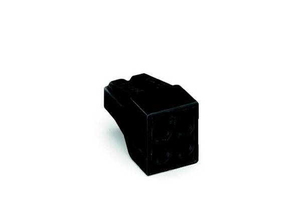 krabicová svorka Tuhost (příčný řez): 0.75-2.5 mm² Pólů: 4 WAGO 1000 ks černá