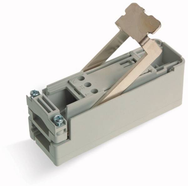 WAGO 896-232 svorkovnicový modul kulatý kabel - plochý kabel šedá 10 ks Package