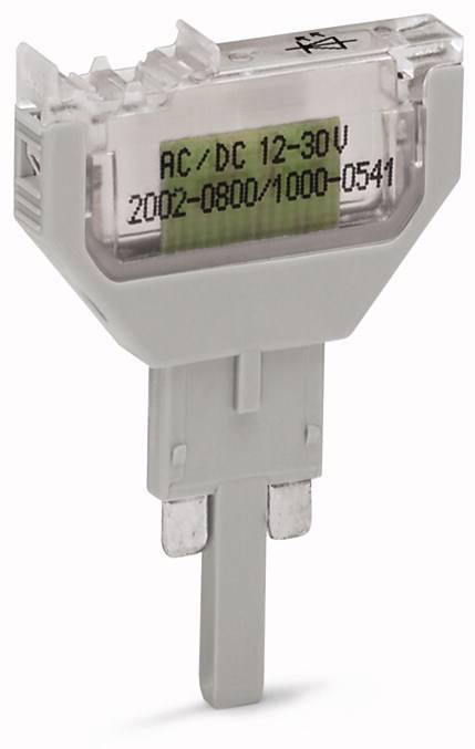 Elektrická součástka s nápisem 'AC/DC 12-30V 2002-0800/1000-0541', používaná pro úpravu napětí nebo přenos signálu.