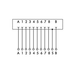 Propojovací modul pro Ethernet Y-ConJack-22 WAGO Množství: 10 ks