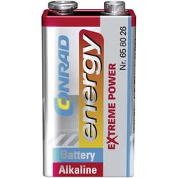 Conrad energy Extreme Power 6LR61 baterie 9 V alkalicko-manganová 9 V 1 ks
