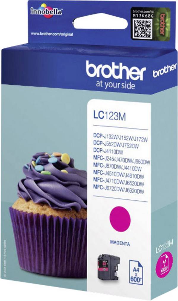 Brother Ink LC-123M originál  purppurová LC-123 M