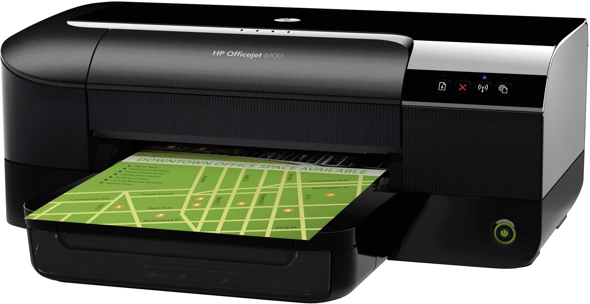 HP Officejet 6100 EPrinter Barevn Inkoustov Tisk Rna A4 LAN Wi Fi   Image 