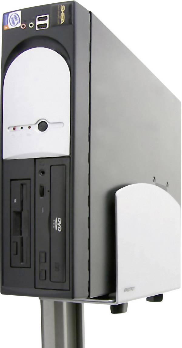 Ergotron držák na PC vertikální  Vertical Universal CPU Holder 97-468-202 stříbrná Zatížitelný do hmotnosti=18 kg