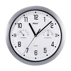 Analogové nástěnné hodiny s teploměrem/vlhkoměrem, 06992, Ø 25,5 cm