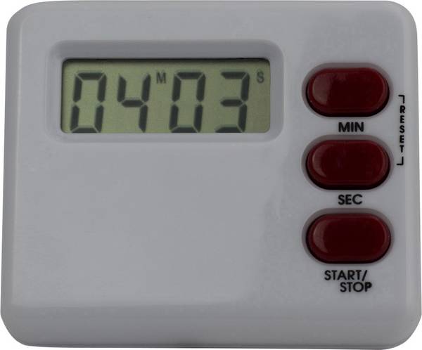 EUROTIME M902012C stopky (časovač) bílá, červená digitální