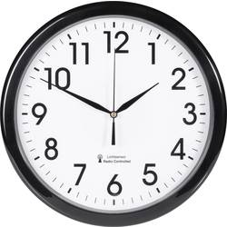 Analogové DCF nástěnné hodiny se soumrakovým senzorem EuroTime, Ø 30,5 x 4,5 cm,