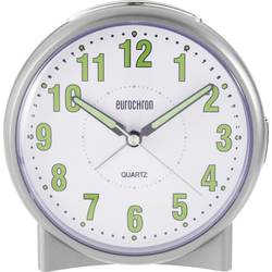 Tichý Quartz budík Eurochron S139C2, strieborná