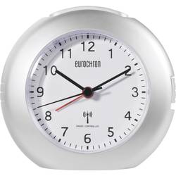 Analogový DCF budík Eurochron EFW 5000, 120 x 110 x 54 mm, stříbrná