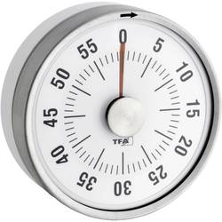 Kuchyňská minutka Puck TFA, 38-1028-02, 79 x 33 mm, bílá