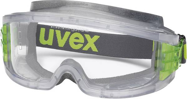 uvex ultravision 9301716 uzavřené ochranné brýle  černá, zelená