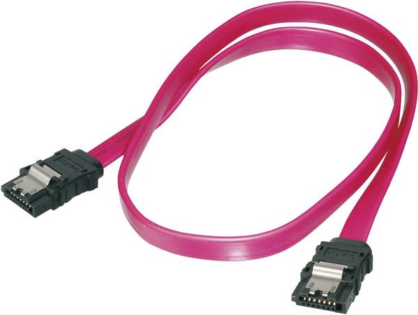 Digitus pevný disk kabel [1x SATA zásuvka 7-pólová - 1x SATA zásuvka 7-pólová] 0.50 m červená