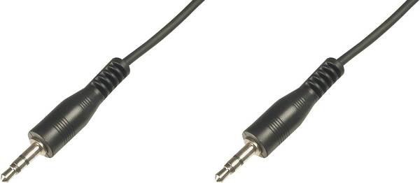 Digitus AK-510100-025-S jack audio kabel [1x jack zástrčka 3,5 mm - 1x jack zástrčka 3,5 mm] 2.50 m černá