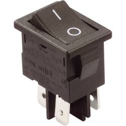Kolískový spínač s aretáciou Arcolectric H8550VBACA, 250 V/AC, 10 A, 2x vyp/zap, 1 ks