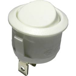 Kolískový spínač s aretáciou R13-112C W/W, 250 V/AC, 6 A
