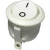 Kolískový spínač s aretáciou TRU COMPONENTS R13-112A W/W PRINT 0/I, 250 V/AC, 6 A, 1x vyp/zap, 1 ks