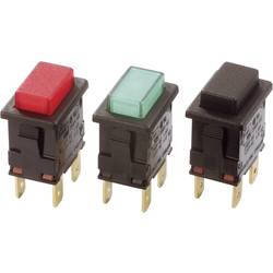 Arcolectric (Bulgin Ltd.) H8353ABNAB tlačítkový spínač 230 V/AC 16 A 2x vyp/zap s aretací zelená 1 ks