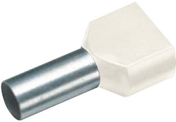 Vogt Verbindungstechnik 460814D dutinka 10 mm² částečná izolace slonová kost 100 ks