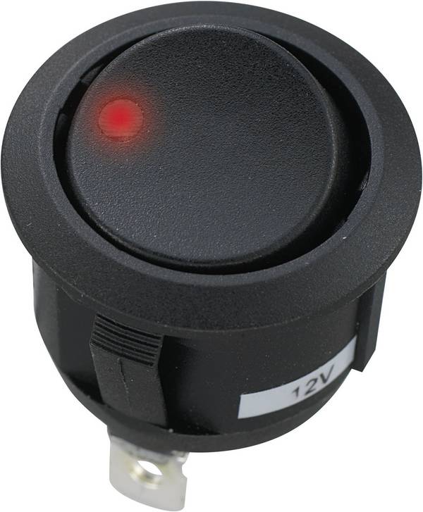 TRU COMPONENTS TC-R13-112DL-02 1587931 kolébkový přepínač do auta, 1x zap/vyp/zap, 12 V/DC, 20 A