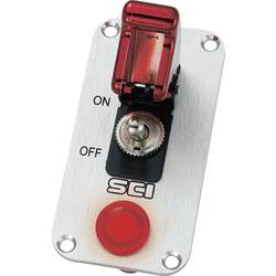Ovládací panel pro auta TRU COMPONENTS TC-R18-P1A, 12 V/DC, 20 A, s aretací, 1 ks