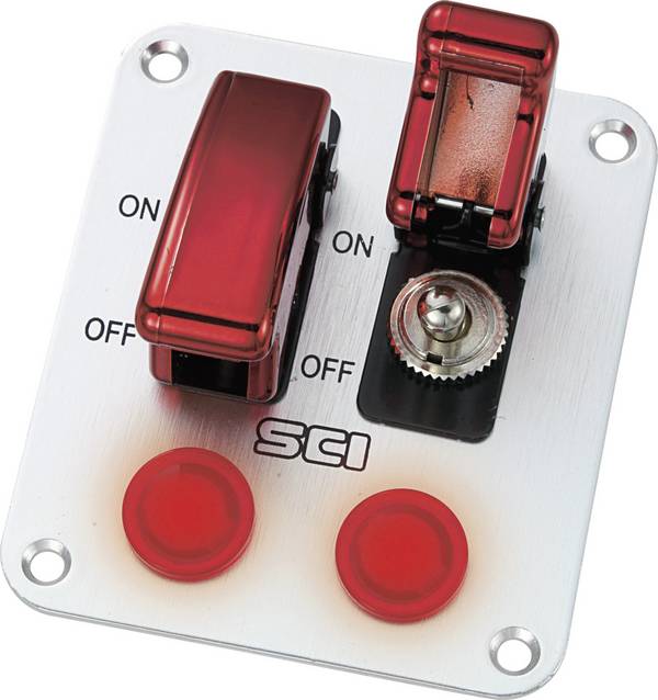 TRU COMPONENTS TC-R18-P2A 1587937 ovládací panel pro auta, 1x vyp/zap, 12 V/DC, 20 A