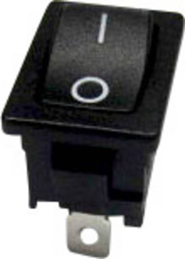 TRU COMPONENTS 1587514 kolébkový spínač TC-R13-66F-02 250 V/AC 6 A 1x vyp/(zap) bez aretace 1 ks