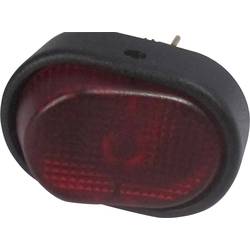 Kolískový spínač do auta TRU COMPONENTS TC-R13-133B-SQ RED, 12 V/DC, 30 A, s aretáciou, 1 ks