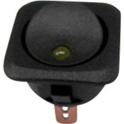 Kolískový spínač do auta TRU COMPONENTS TC-R13-203L-SQ YELLOW, 12 V/DC, 25 A, s aretáciou, 1 ks