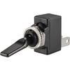 Páčkový přepínač do auta SCI R13-18B-SQ BLACK LEVER, 12 V/DC, 20 A, s aretací, 1 ks