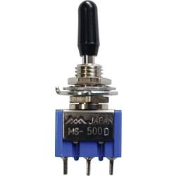 Miniaturní páčkový spínač Miyama MS 500-BC-D, 125 V/AC, 6 A, 1x zap/vyp/(zap), 1 ks