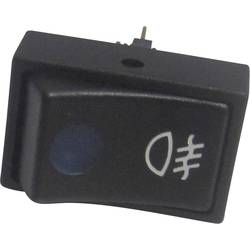 Kolébkový přepínač do auta SCI R13-207B2-SQ BL BEL 12 V, 12 V/DC, 20 A, s aretací, 1 ks