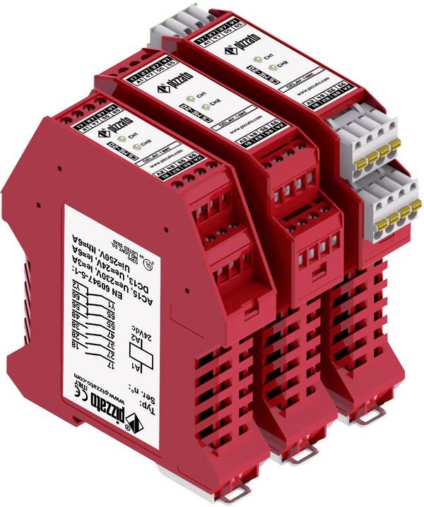 Pizzato Elettrica CS AR-05V024 bezpečnostní modul pro NOUZOVÉ VYPNUTÍ  3 spínací kontakty, 1 rozpínací kontakt  kontaktní těleso 240 V/AC 1 ks Piece