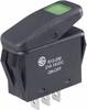 TRU COMPONENTS 1587862 kolébkový spínač TC-R13-258B B/G 14 V/DC 21 A 1x vyp/zap IP66 s aretací 1 ks