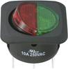 TRU COMPONENTS 1587960 kolébkový spínač TC-R13-203CL3-01-BGRGR5 250 V/AC 10 A 1x zap/zap s aretací 1 ks