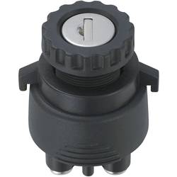 Klíčový spínač TRU COMPONENTS TC-K3-33 1587963, 12 V/DC, 15 A, 2x zap/vyp/zap/(zap), 1 x 30 °, 1 ks