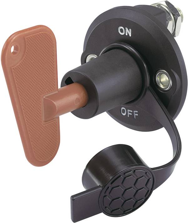 <br>  TRU COMPONENTS<br>  TC-A23-5<br>  bateriový spínač do auta<br>  24 V/DC<br>  100 A<br>  1x vyp/zap<br>  s aretací<br>  <br>  1 ks<br>  <br>