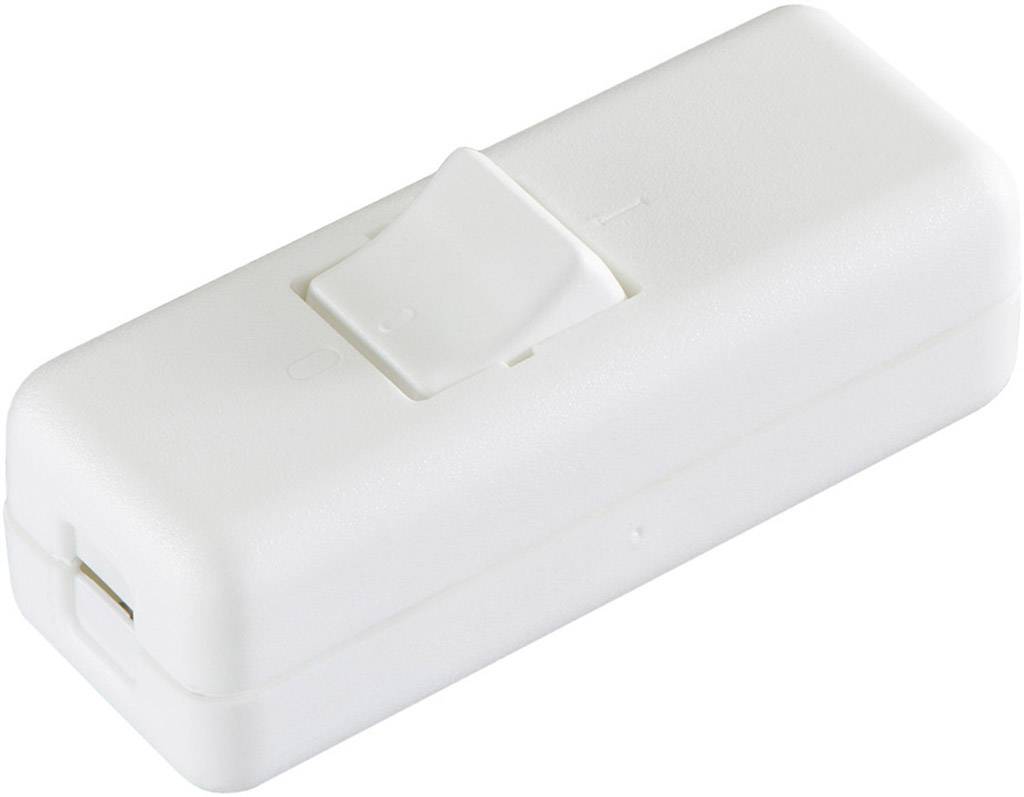 interBär 8010-008.01 8010-008.01 šňůrový spínač, 10 A, 2x vyp/zap