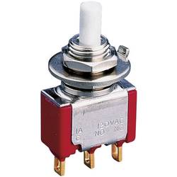 Laboratorní tlačítko Eledis 5A11-F3STSE-B0, 1x zap/(zap), 230 V/AC, 0,5 A, červená/bílá