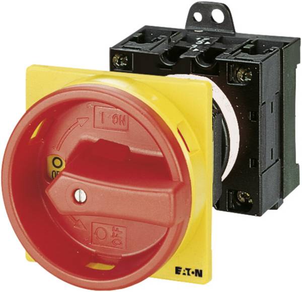 Eaton T0-2-1/V/SVB silový vypínač odblokovatelný 20 A 1 x 90 ° červená, žlutá 1 ks