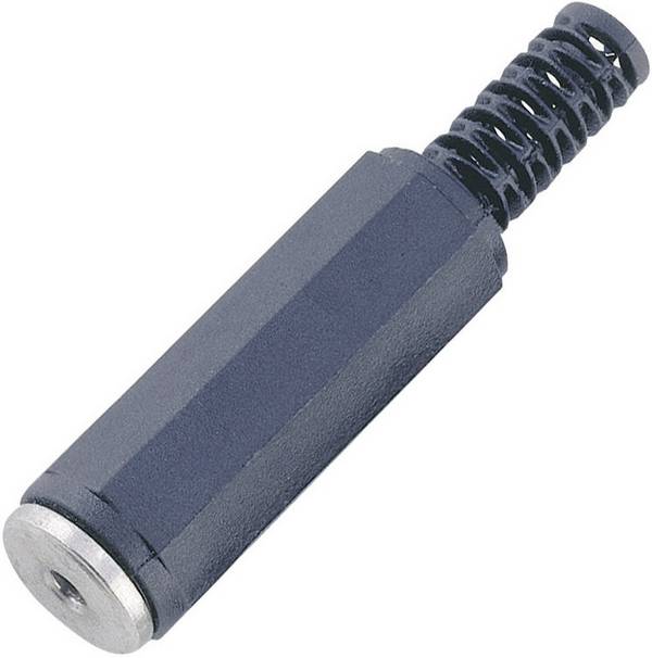 BKL Electronic 1108002 jack konektor 2.5 mm zásuvka, rovná Pólů: 3 stereo černá 1 ks