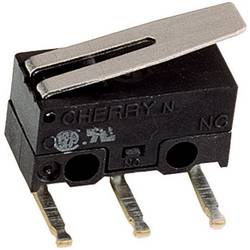 Mikrospínač - rovná kovová páka Cherry Switches DG13-B3LA, 125 V/AC, 3 A
