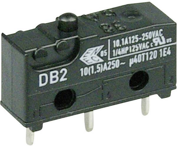 ZF DB2C-C1AA mikrospínač DB2C-C1AA 250 V/AC 10 A 1x zap/(zap) bez aretace 1 ks