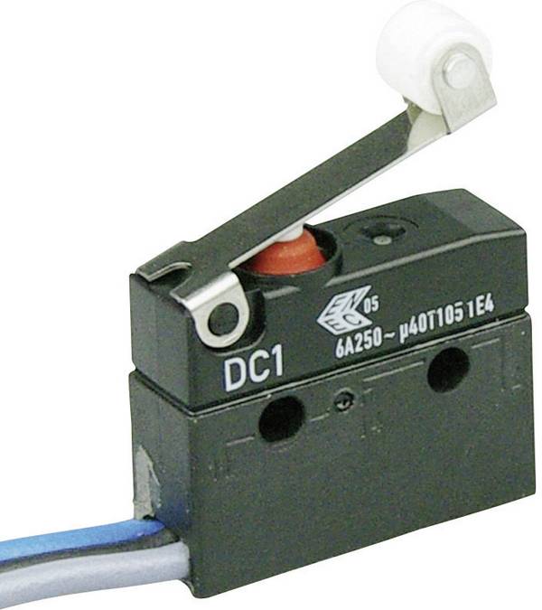 ZF DC1C-C3RB mikrospínač DC1C-C3RB 250 V/AC 6 A 1x zap/(zap) IP67 bez aretace 1 ks