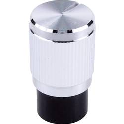 Otočný knoflík Cliff FC7256, pro sérii KMK10E, 6 mm, s drážkováním, stříbrná