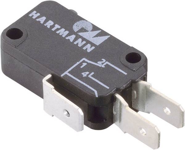 PTR Hartmann 04G01B01X01A mikrospínač 04G01B01X01A 250 V/AC 16 A 1x vyp/(zap) bez aretace 1 ks