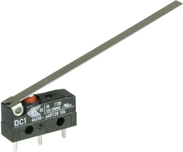 ZF DC1C-H1LD mikrospínač DC1C-H1LD 250 V/AC 6 A 1x zap/(zap) IP67 bez aretace 1 ks
