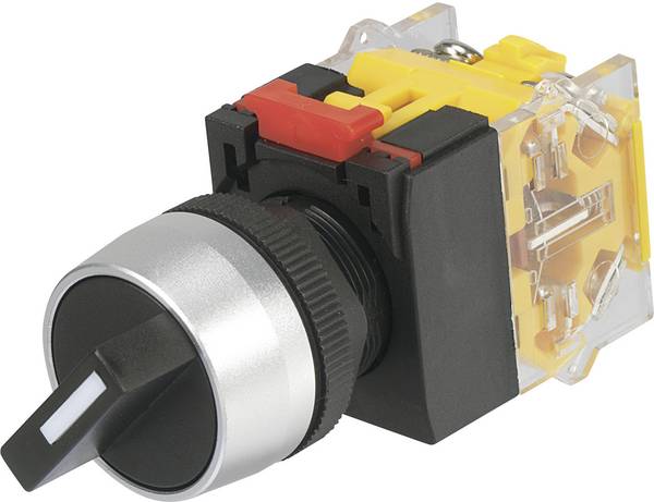 TRU COMPONENTS LAS0-A3Y-20X/32 otočný spínač 250 V/AC 5 A Počet pozic přepínače 3 2 x 45 ° IP40 1 ks