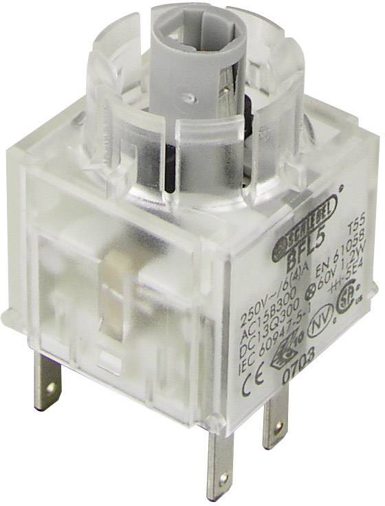 'BA 9 JE' elektrická komponenta, čtvercová, průhledné pouzdro, 250V, 1.5A, s kovovými prvky a označením.